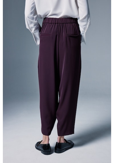 Sateen Talia Pantolon - Mürdüm-137100 Mürdüm