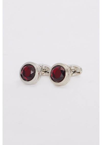 Erkek Oval Bordo Kol Düğmesi-46660