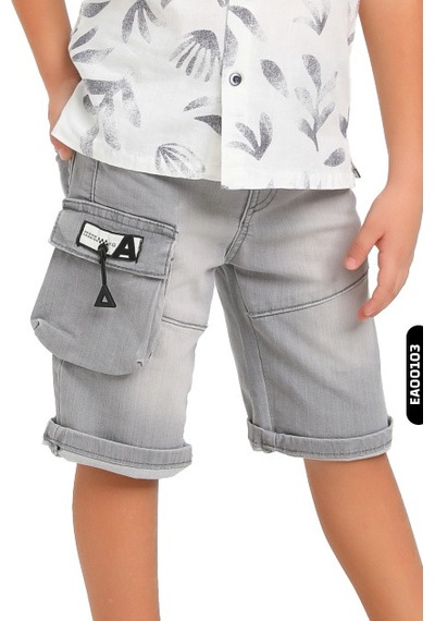 Xo Kids Erkek Şort 1-5 Yaş 2317 Gri