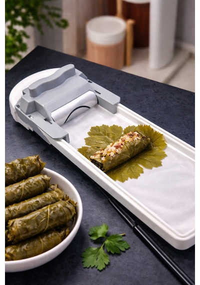 Reoona Pratik Yaprak Dolma Sarma Makinesi Yaprak Dolma Sarma Aparatı Asma Yaprağı Dolma Yapma Aleti siyah