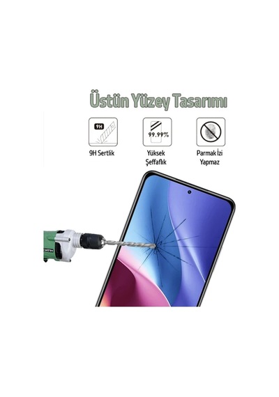 Xiaomi Redmi K40/k40 Pro Full Glue Tam Kaplama Ekran Koruyucu- 5775