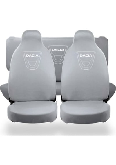 Oto Koltuk Kılıfı Ön Arka Set Gri Dacia Renk Seçeneği-Gri