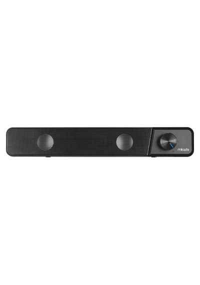 Mikado Serisi Md-69s Siyah 3wx2 Led Işıklı Multimedia Soundbar Speaker Bluetooth Desteği Yoktur Ürün Uzunlugu