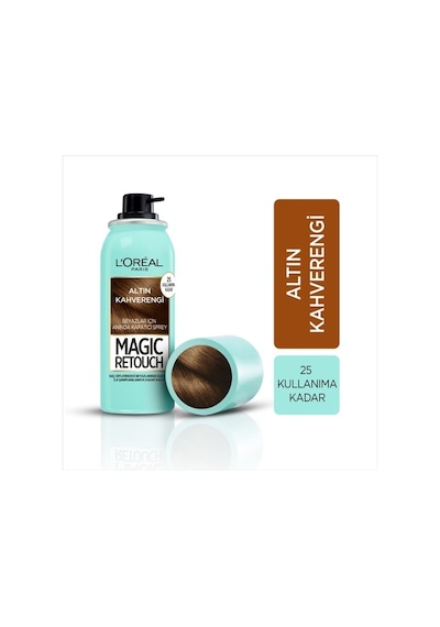 L'Oreal Paris Magic Beyaz Kapatıcı Sprey Boya - Altın Kahverengi