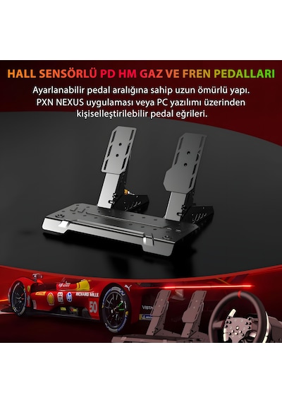 Pxn V10 Ultra Direct Drive Yarış Direksiyon Seti - 3.2nm Servo Motor - Pc, Ps4, Xbox Uyumlu