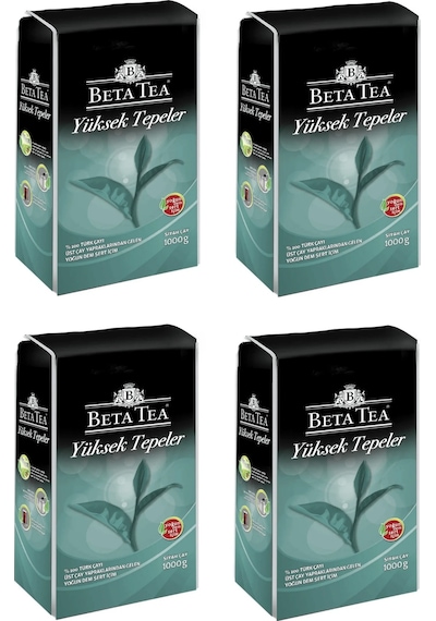 Beta Yüksek Tepeler Türk Çayı 1000 Gr X 4 Adet