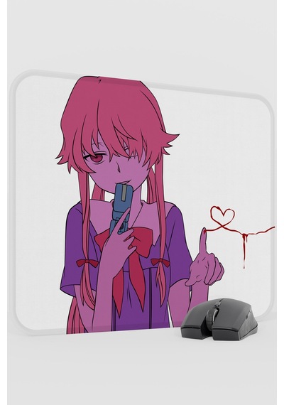 Mirai Nikki Anime V5 - 48x40 Xl Gaming Kauçuk Kaymaz Taban Mouse Pad Fare Altlığı