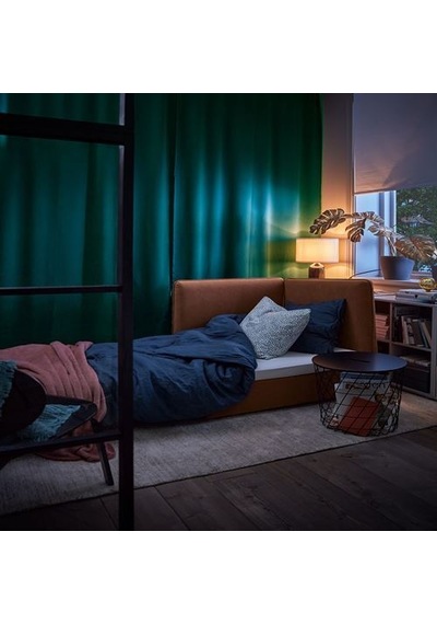Ikea Majgull Fon Perde 145x300 Cm Koyu Yeşil