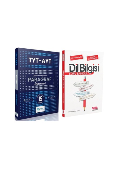 Toprak Yayıncılık Tyt Ayt Paragraf Deneme Ve Akm Dil Bilgisi Soru Bankası Seti 2 Kitap