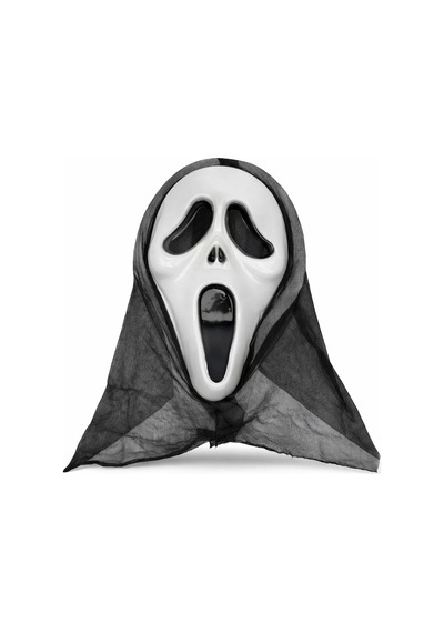 Cosmotex Kapşonlu Çığlık Maskesi Scream Maskesi - Hayalet Maskesi 33x21 Cm