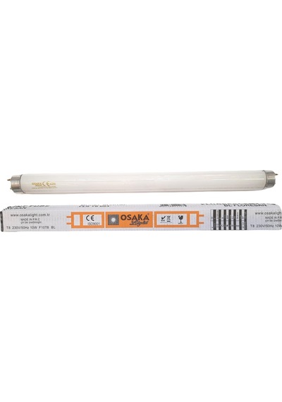 Sinek Cihazı Ampulü 10W Bl T8 Floresan Ampul 34.5 CM