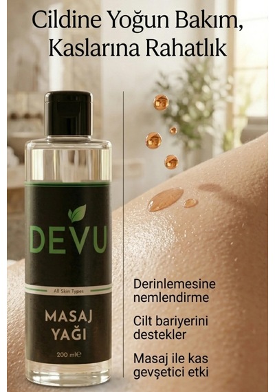 Devu Doğal Masaj Yağı 200 ML