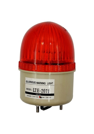 Ledli İkaz Lambası 24V Ac Lte-2071 Kırmızı