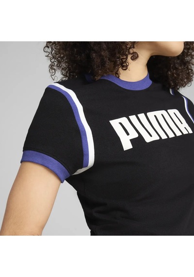 Puma Future.puma.archıve Baby Tee Siyah Kadın Crop