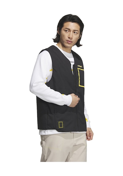 Adidas National Geographic Vest Erkek Outdoor Su Tutmaz Yelek Il8992 Siyah 001