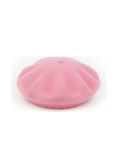 Derikem Fransız Tüylü Peluş Ressam Bere Kadın Şapka Pembe