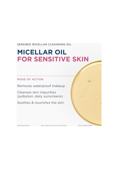 Sensibio Micellar Cleansing Oil Tüm Ciltler Yüz Ve Göz Makyajı Çift Aşamalı Temizleme Yağı 150 Ml