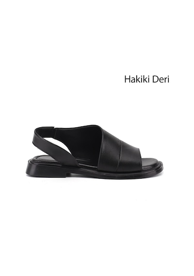 Gönderi(R) Gönderi R Kadın Siyah Hakiki Deri Sandalet Dyza55945133