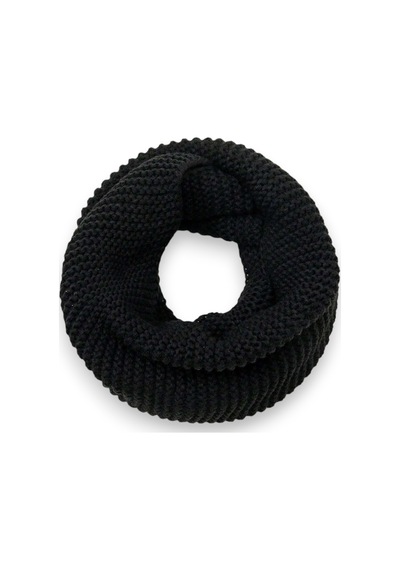 Moibody %100 Akrilik Premium Yumuşak Neck Warmer Siyah Boyunluk Siyah Siyah