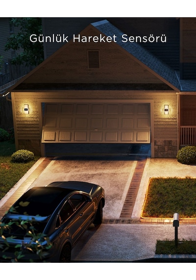 Govee Dış Mekan Hareket Sensörlü Duvar Aydınlatması Ip65 H7078cd1 Rgb - Ayarlanabilir Renk Sıcaklığı Ve Parlaklık