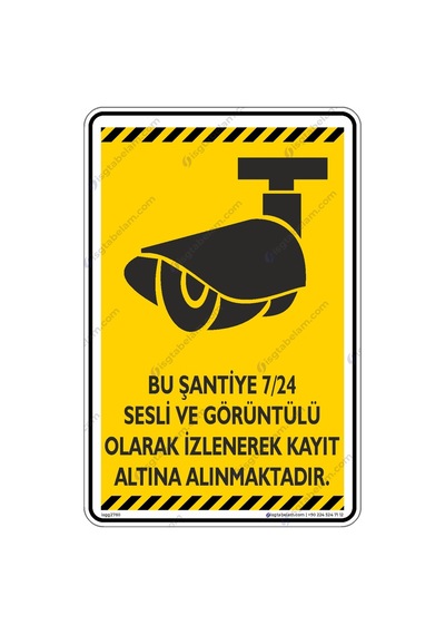 Bu Şantiye7/24 Sesli, Görüntülü Olarak Kayıt Altına Alınmaktadır (545933834)