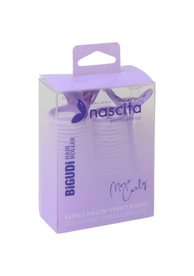Nascita Klipsli Hacim Verici Bigudi Nasbıgudı064 Mor