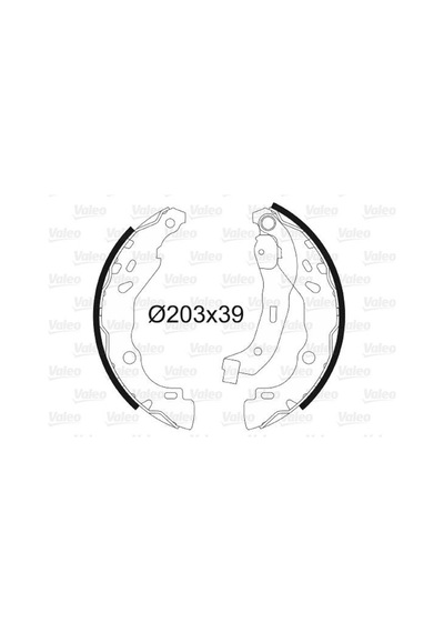 562810 Arka Fren Pabuç Balatası Renault Clio Iı 98 Clio Iv 12 Clio Symbol 02 Dacia Sandero