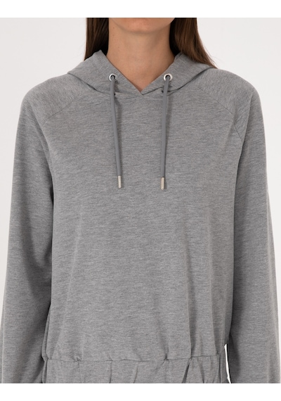 Pierre Cardin Kadın Gri Melanj Sweatshirt 50312020-vr086