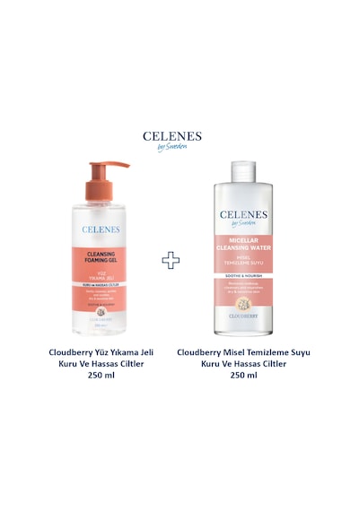 Cloudberry Yüz Yıkama Jeli + Misel Yüz Temizleme Suyu 2'li Set