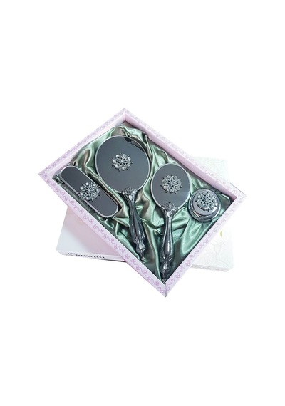 Ceyyiz Saraylı Silver Mücevher Ayna Fırça Takımı 101