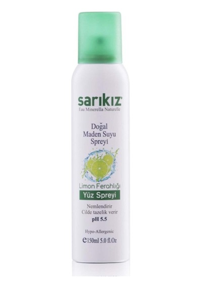 Sarıkız Doğal Maden Suyu Yüz Spreyi Limonlu Madensuyu 150 ML