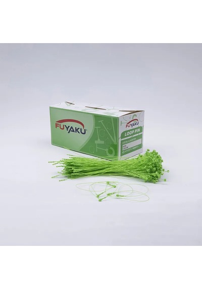Fuyaku 7" Elle Geçmeli Kılçık Etiketleme Plastiği Renkli 5.000 Adet Yeşil