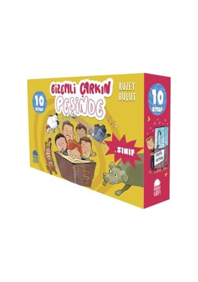 Mavi Kirpi Gizemli Çarkın Peşinde 3.Sınıf Hikaye Seti 10 Kitap
