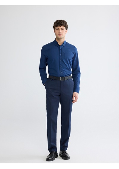 Lcwaıkıkı Classic Lacivert Regular Fit Oxford Erkek Gömlek
