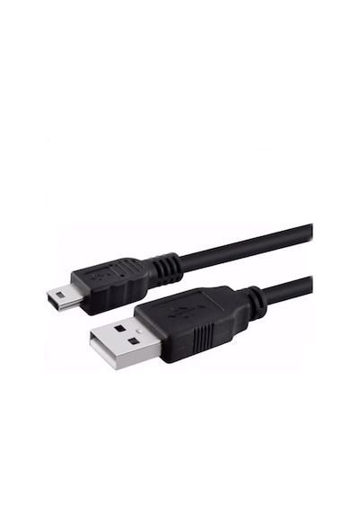 Hadron HDX7538 5 Pin Plastik 1.5 M V3 Uclu Yazıcı Şarj Ve Data Kablosu Siyah