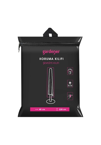 Gardener Şemsiye Koruma Örtüsü Grdc307 / Kılıfı Pe 220 Cm X 40 Cm Çok Renkli