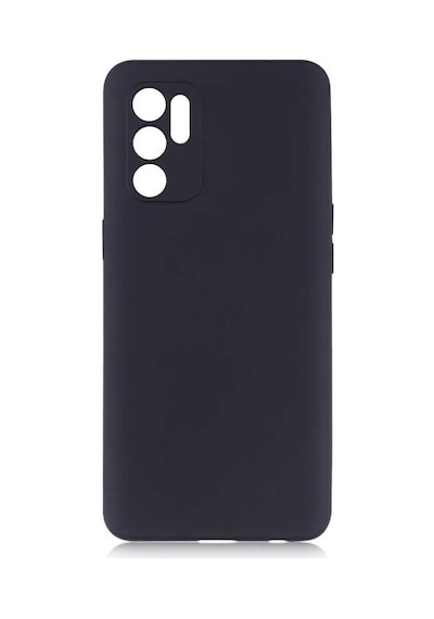 Noktaks - Oppo Uyumlu Oppo Reno 6 4g - Kılıf Mat Soft Premier Silikon Kapak - Siyah T19299 Siyah