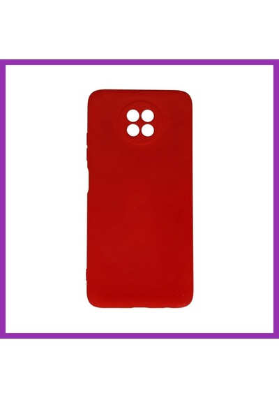 Bezos Redmi Note 9 5g Kılıf Nano İçi Kadife Silikon - Kırmızı Bty