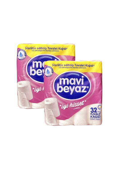 Mavi Beyaz 2 Katlı Tuvalet Kağıdı 2 x 32'li