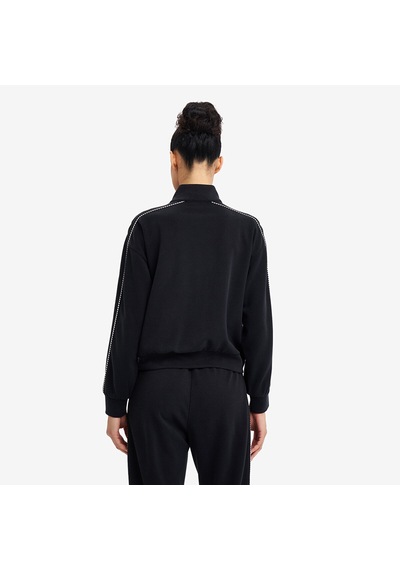 Lescon Siyah Kadın Fermuarlı Sweatshirt 26n-2113