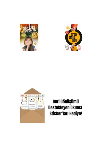 Çocuklar Nasıl Başarır + Her Şey Seninle Başlar + Okuma Sticker'ları