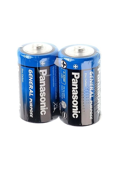 Panasonic Çinko Karbon Büyük Boy Pil D R20be/2ps