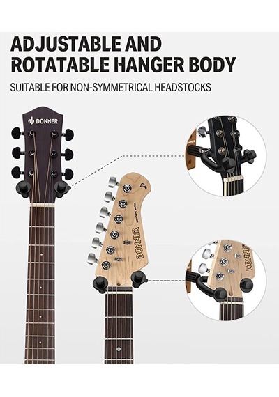 Donner Ec2005 Gitar Duvar Askısı 6lı Set