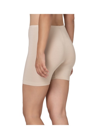Özkan Underwear Özkan 27781 Kadın Premium Kumaş Modal Pamuklu Esnek Rahat Ara Boy Diz Üstü Kısa Tayt Şort Boxer Taş
