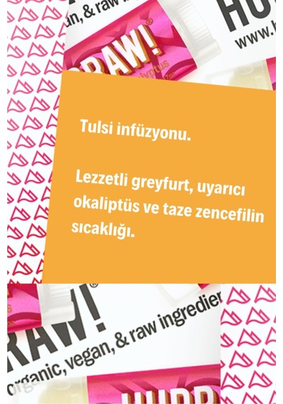 Hurraw Kapha Lip Balm Greyfurt - Zencefil - Okaliptus