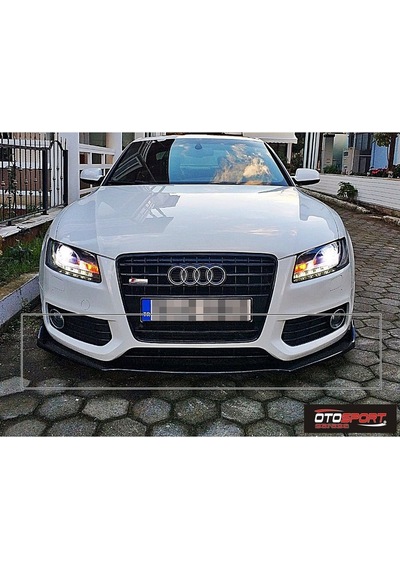 Audi A4 B8 Ön Lip Fiberglass Boyasız