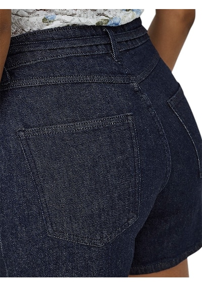 Only Onlgıanna Mw Belted Shorts Azg Dnm Noos Kadın Mavi Şort - 15340706
