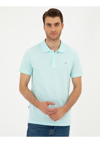 Pierre Cardin Erkek Su Yeşili Tişört Basic 50291625-vr048 Su Yeşili