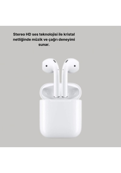 2. Nesil Bluetooth 5.0 Dokunmatik Kulaklık Ipx7, 8 Saat Kullanım, Kablosuz Şarj 00