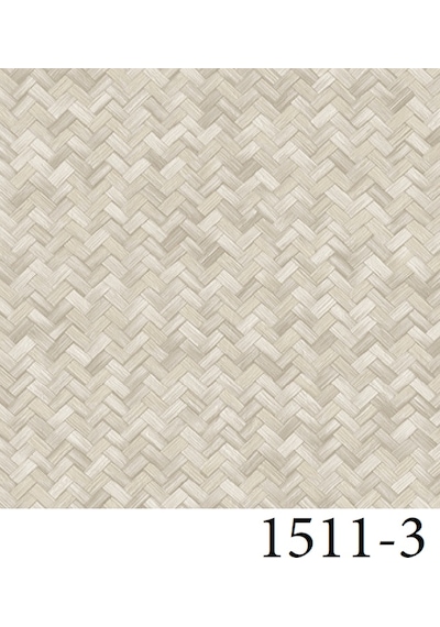 Adawall Vera 1511-3 Kabartmalı Geometrik Modern Hasır Desenli Duvar Kağıdı